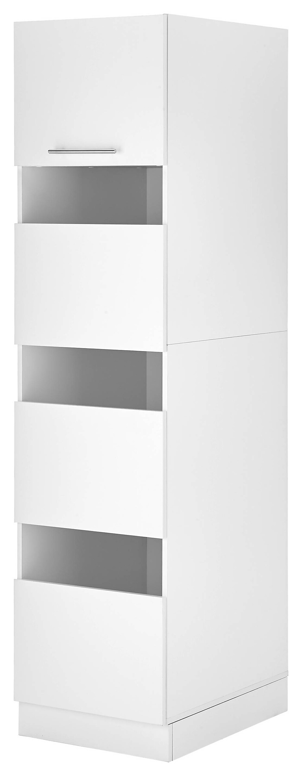 Respekta Wäscheschrank Clara weiß matt B/H/T: ca. 50x200x67,6 cm