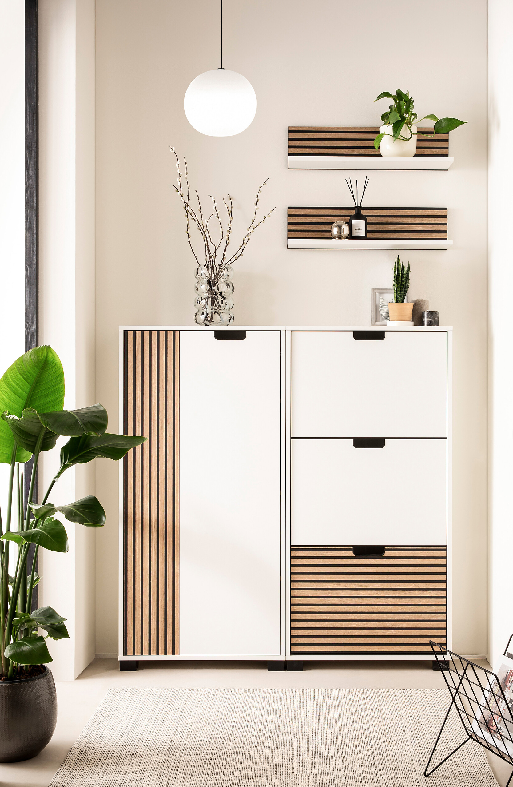 Regal Ryker 2er-Set weiß matt B/H/T: ca. 60x15,7x17,3 cm Regal Ryker 2er-Set weiß matt B/H/T: ca. 60x15,7x17,3 cm