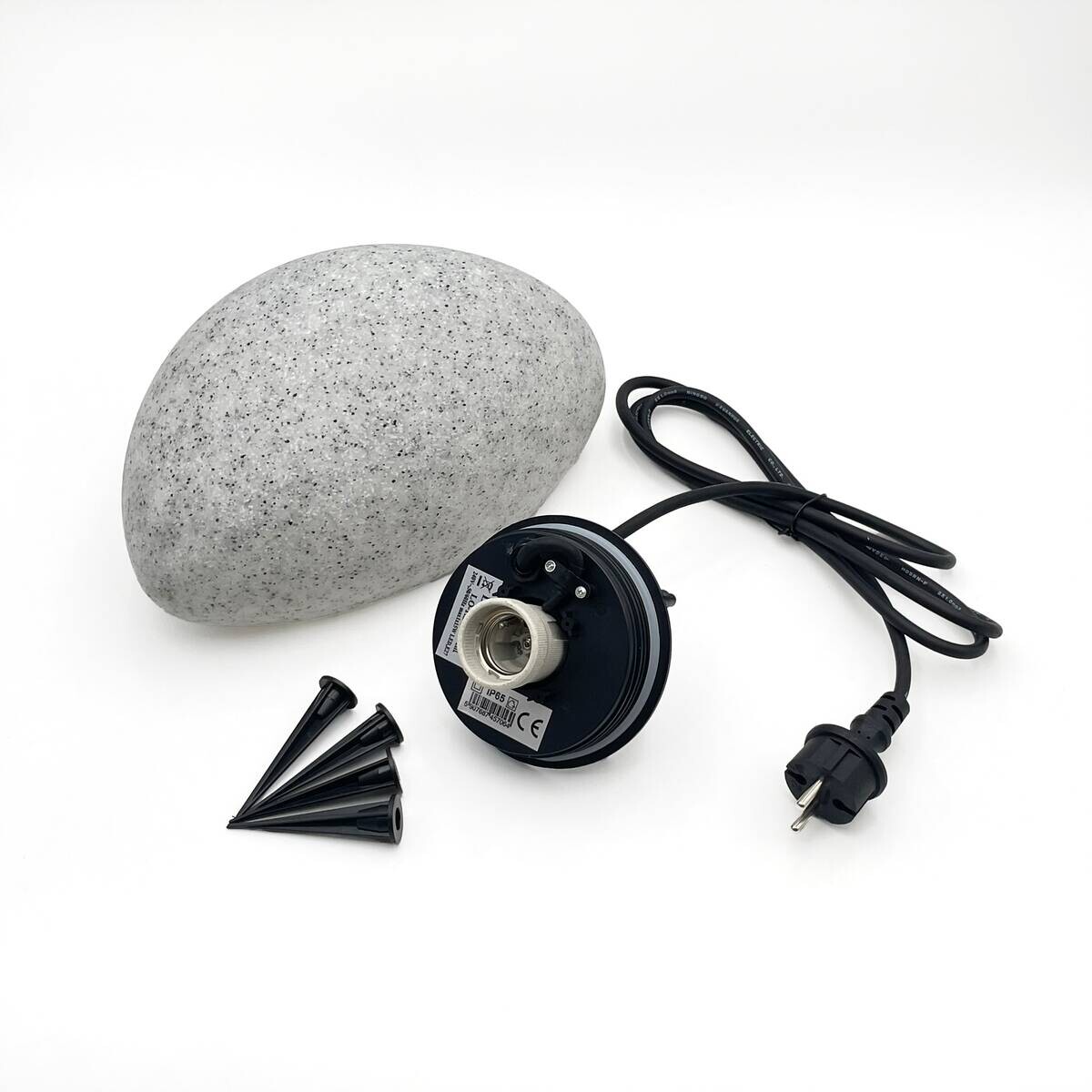 Außenleuchte stein B/H/L: ca. 16x26,5x16 cm