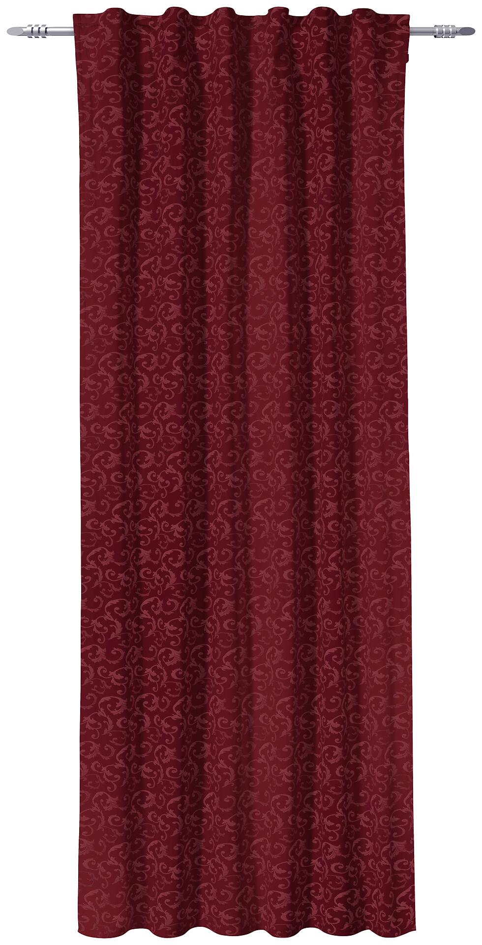 POCOline Kombivorhang Ranke rot B/L: ca. 135x245 cm