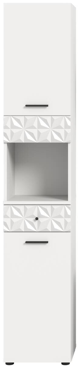 Hochschrank Prisma weiß B/H/T: ca. 35x187x34 cm