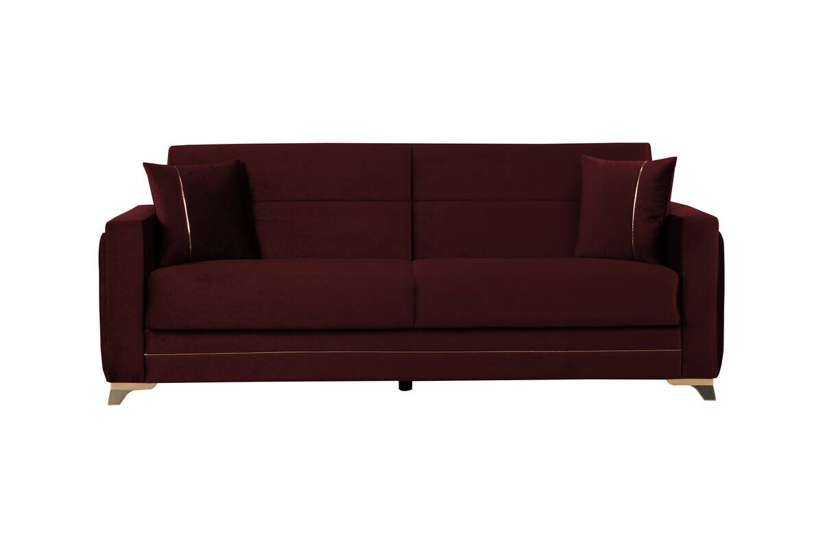 Sofa 3-2-1 Cavana bordeaux Microfaser