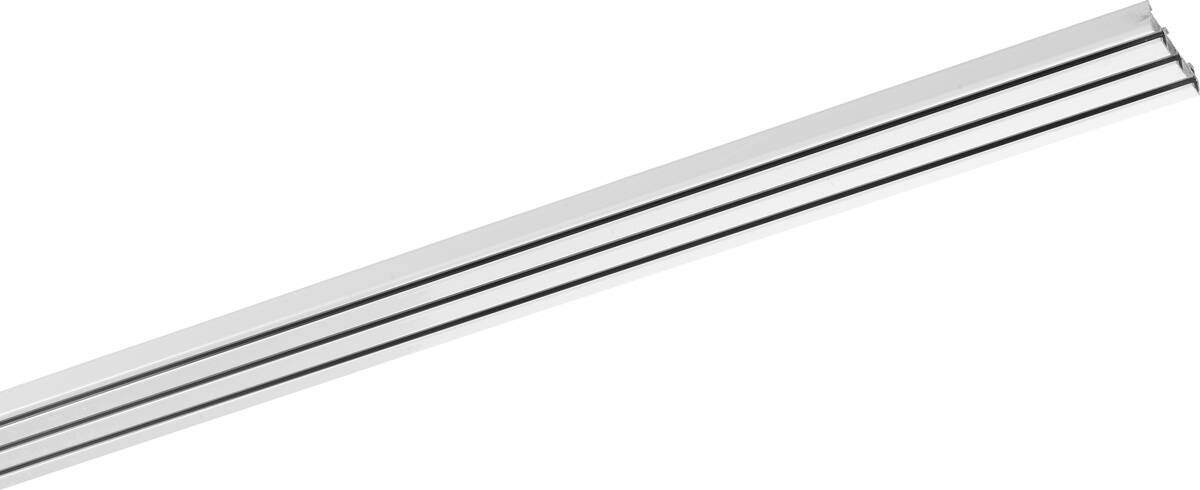 ondeco Gardinenschiene smart weiß Metall L: ca. 160 cm 3.0 Läufe