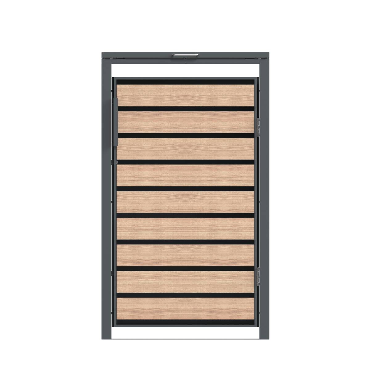 Westmann Mülltonnenbox Lacina braun B/H/L: ca. 68x116x80 cm