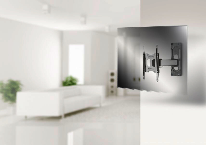 VCM TV-Wandhalterung silber