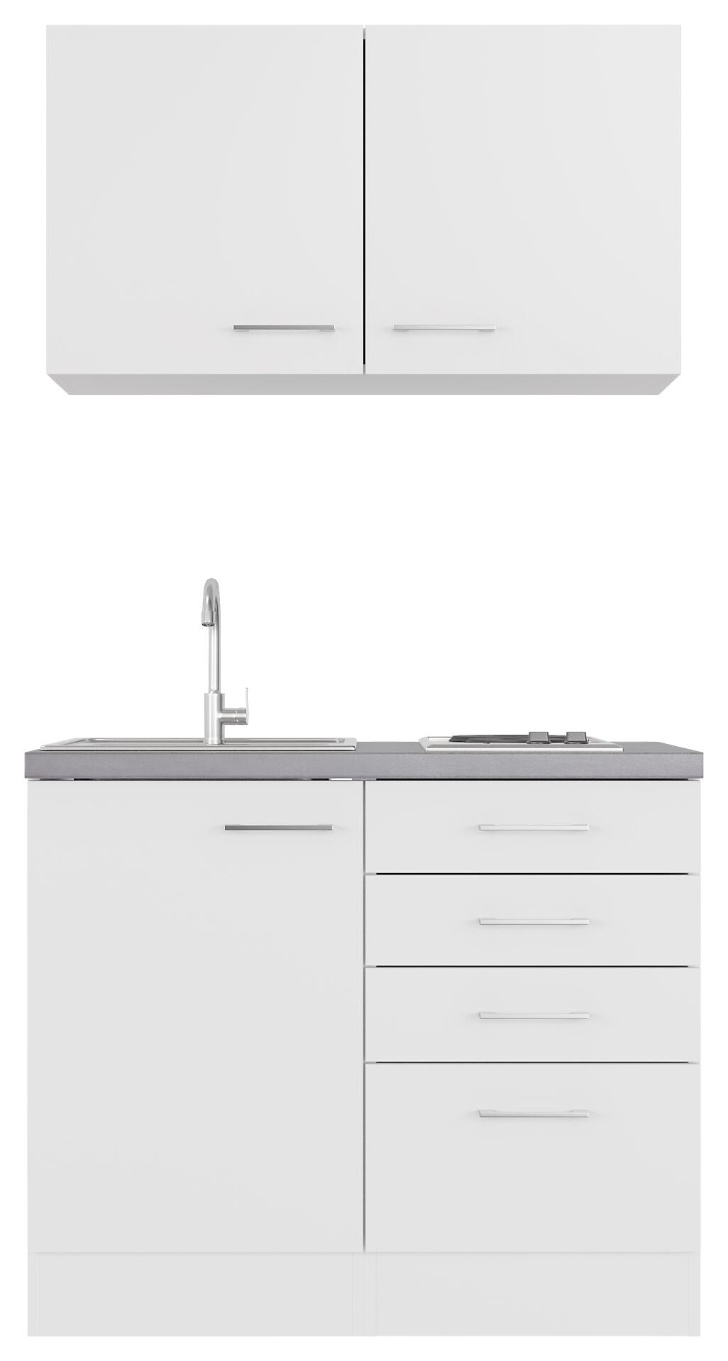 Küchenblock Vita weiß B/H/T: ca. 100x200x60 cm