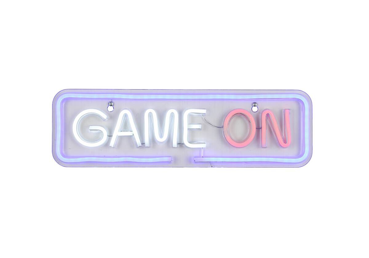 Nolo LED-Neon_Wandleuchte Game Acryl B/H/L: ca. 14x1,6x39 cm