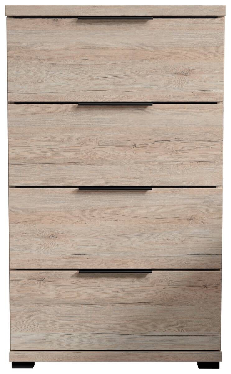 Nachtkonsole Salermo Eiche San-Remo Nachbildung B/H/T: ca. 46x79x42 cm