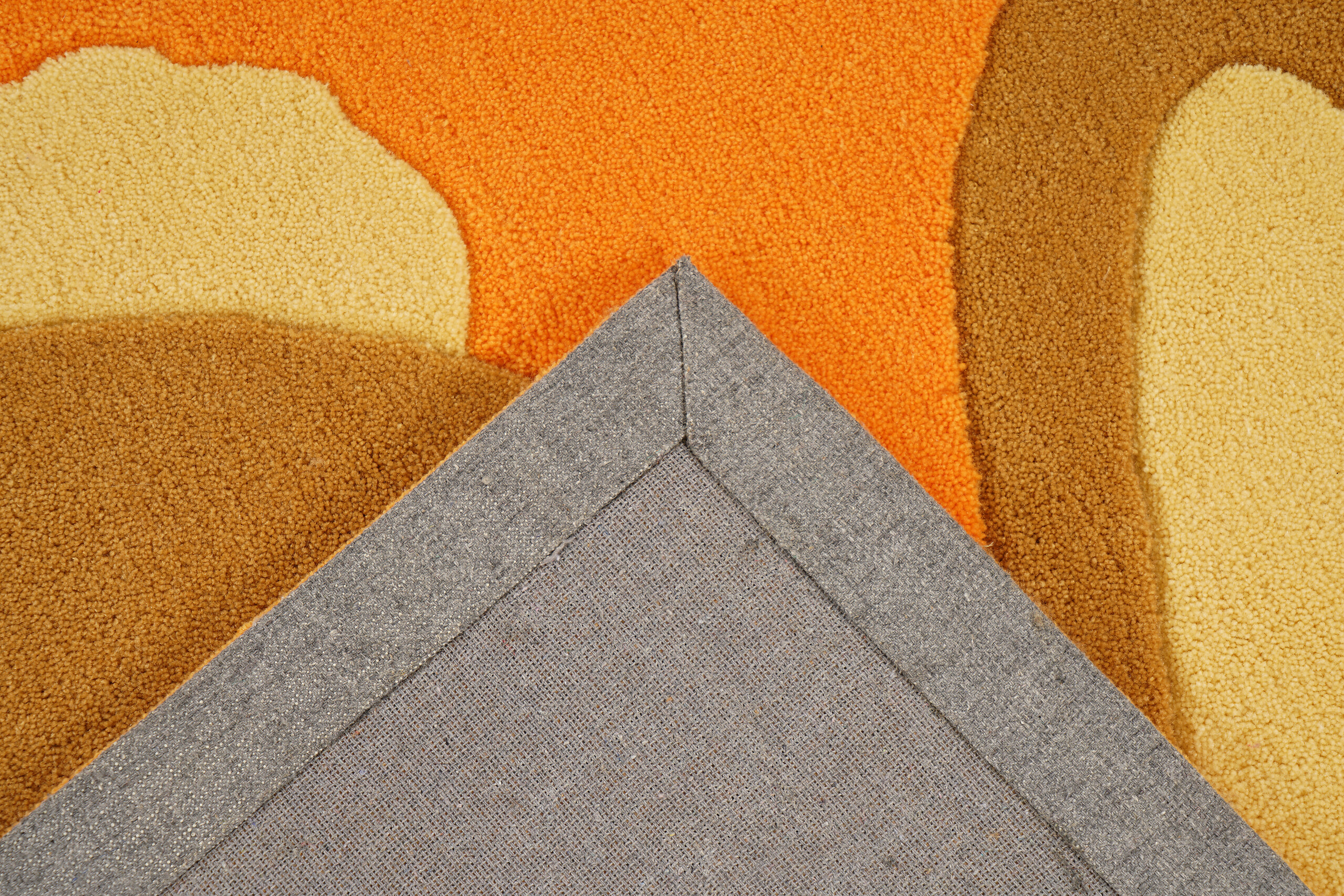 Arte Espina Kurzflorteppich Joy 295 orange B/L: ca. 130x130 cm