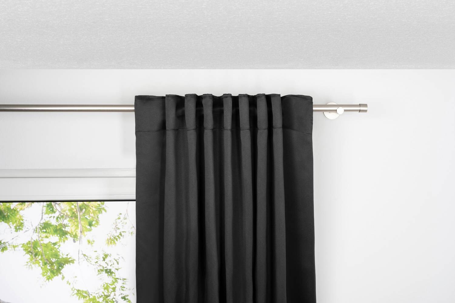 Kombivorhang 2er Pack Day&Night schwarz B/L: ca. 135x300 cm