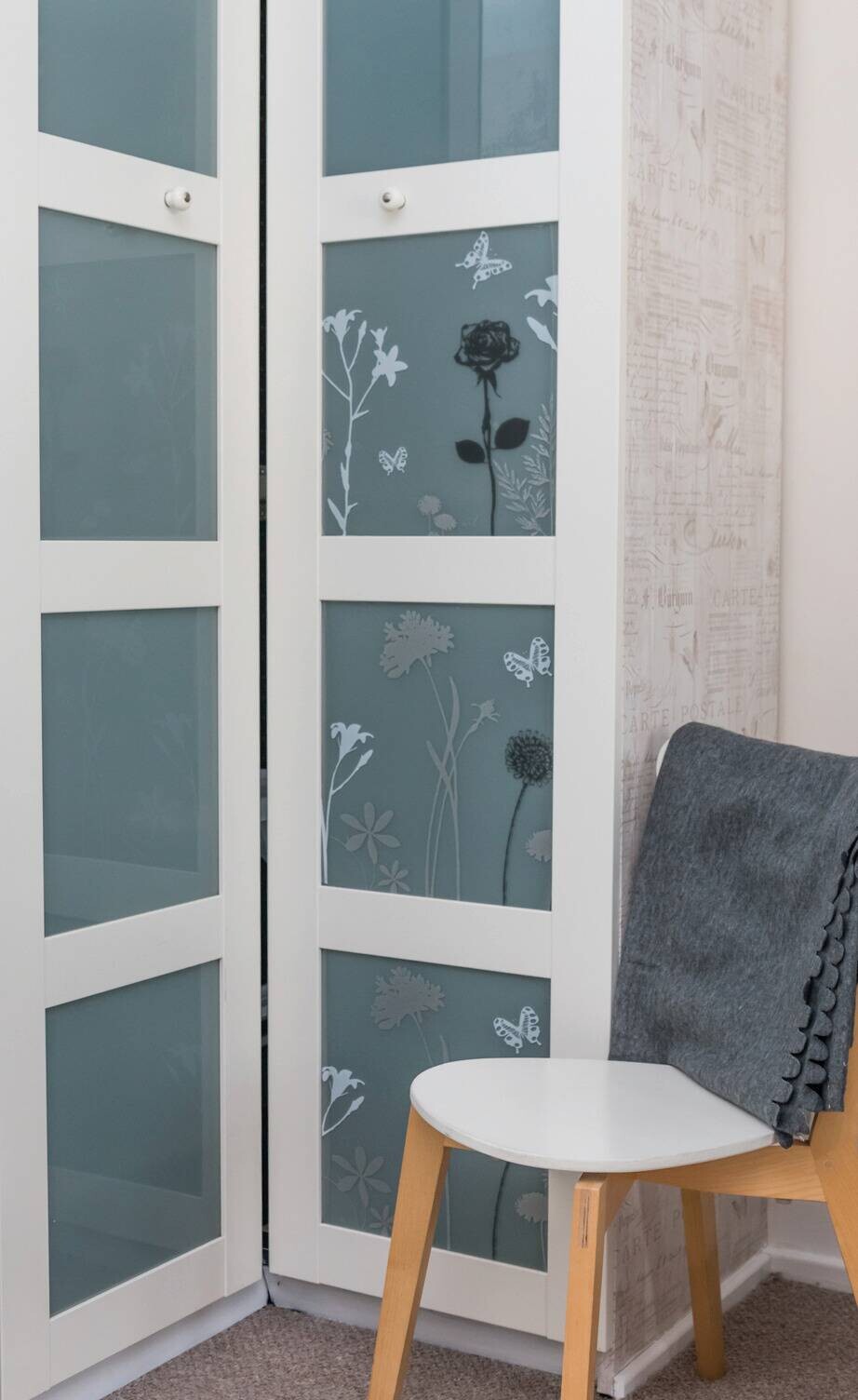 d-c-fix Fensterfolie Blumen transparent B/L: ca. 45x150 cm