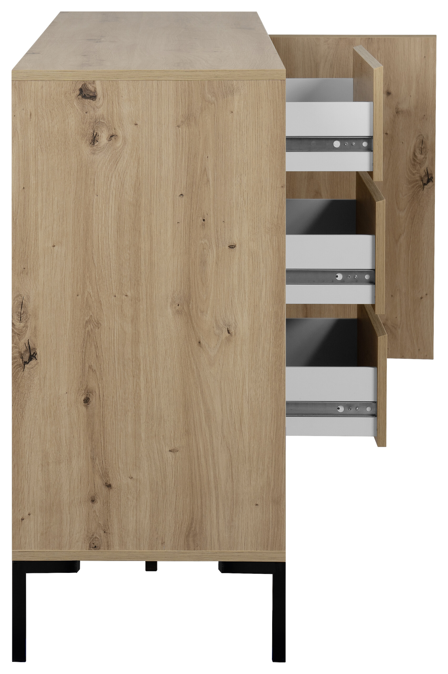 Sideboard Korsika Eiche Artisan Nachbildung B/H/T: ca. 170x87x40 cm