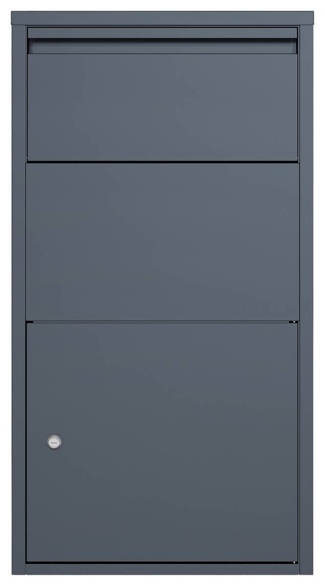 Westmann Briefkasten mit Paketbox Pollux anthrazit B/H/L: ca. 22x82x44 cm