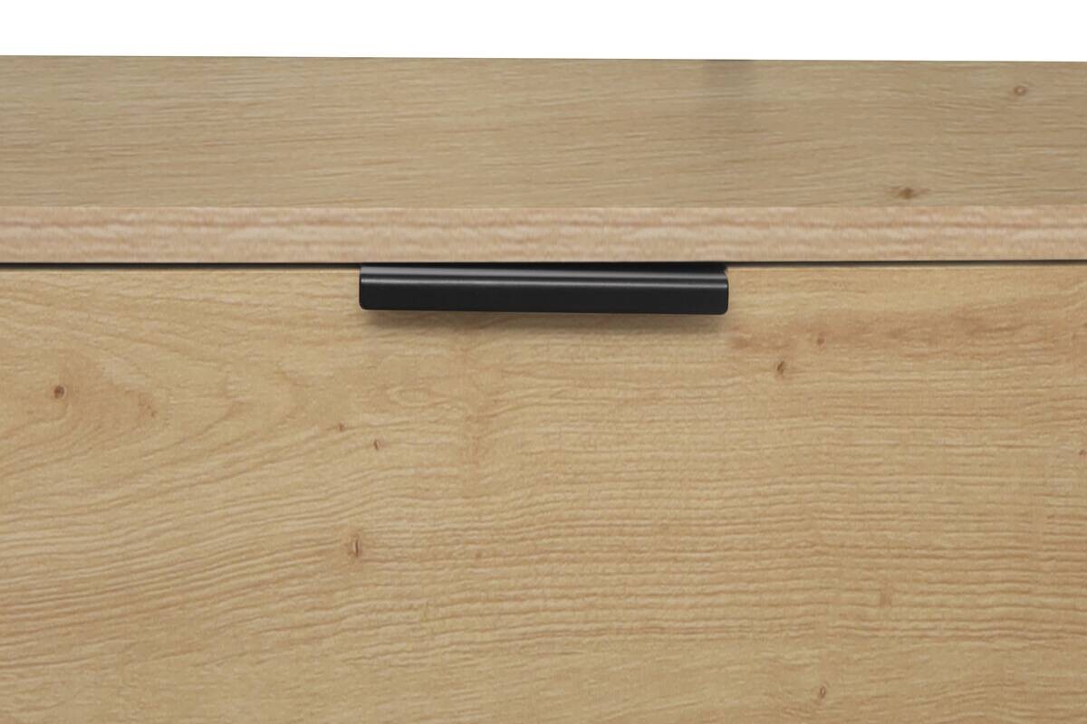 Garderobe Jody Eiche Artisan Nachbildung schwarz B/H/T: ca. 85x190x47 cm