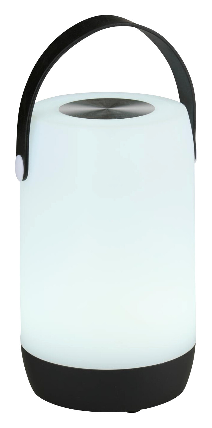 LED-Nachtlicht weiß schwarz B/H/D: ca. 10,5x10,5x18,8 cm