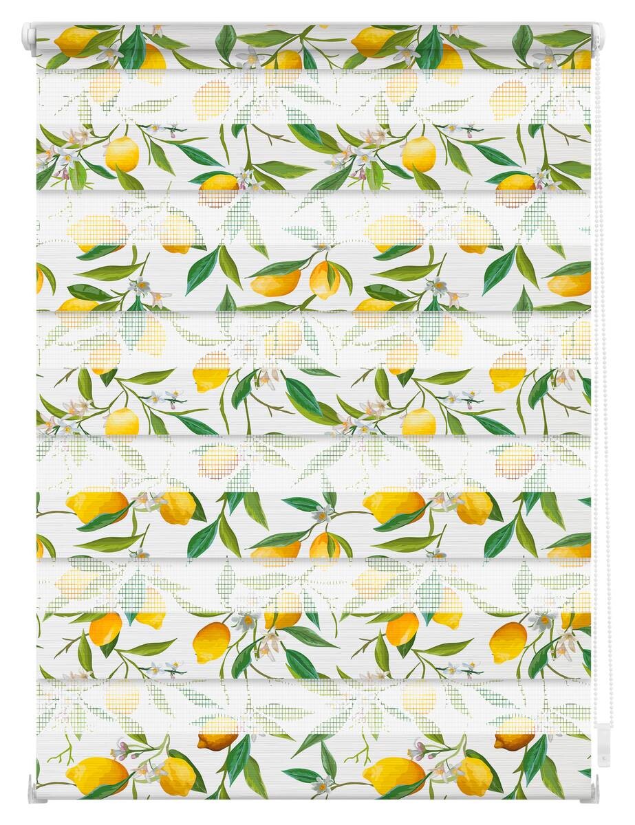 LICHTBLICK Doppelrollo Duo Limone gelb B/T: ca. 70x150 cm