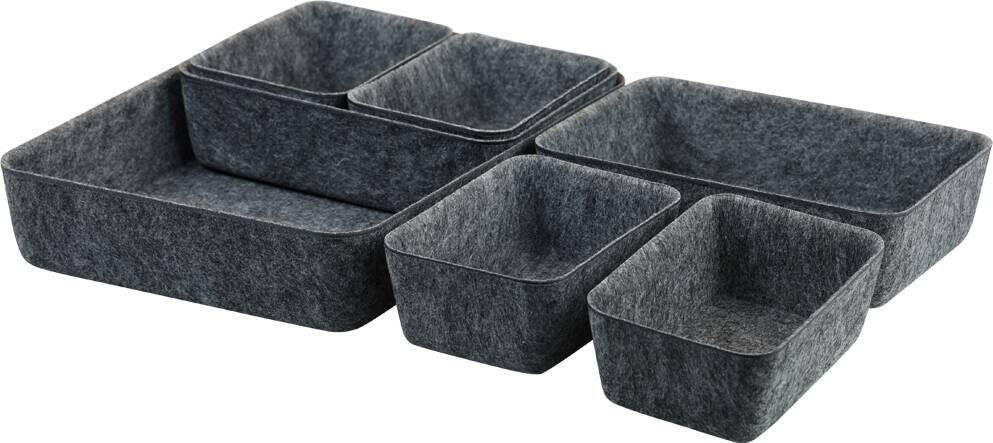 Kesper Schale schwarz Polyester B/H/L: ca. 20x5x28,5 cm