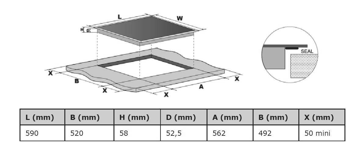 Respekta Küchenblock Premium grau hochglänzend B/H/T: ca. 280x220,5x172 cm