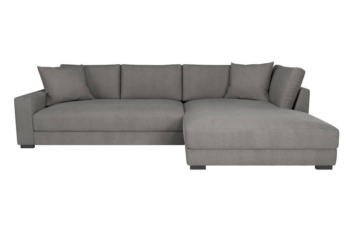 Ecksofa dunkelgrau Microfaser B/H/T: ca. 300x83x190 cm Ecksofa dunkelgrau Microfaser B/H/T: ca. 300x83x190 cm