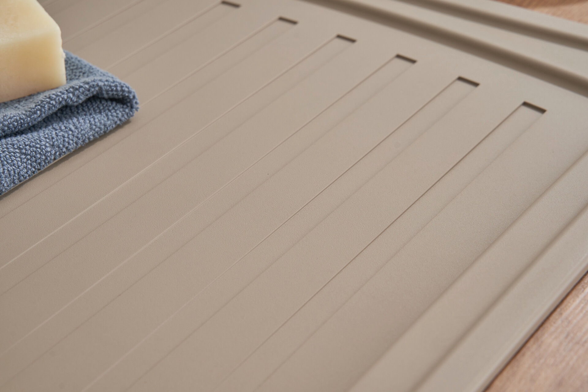 Respekta Einbauspüle Boston 100 x 50 B sandbeige Mineralite B/H/T: ca. 100x20x50 cm