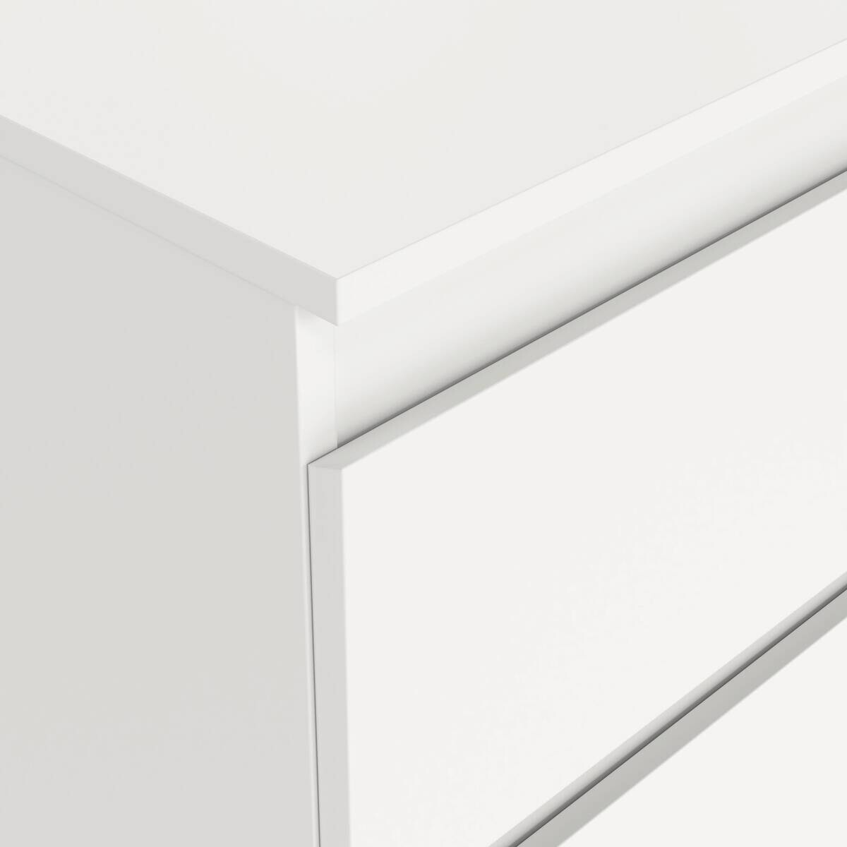 Kommode Mara weiß B/H/T: ca. 77x80,5x42 cm