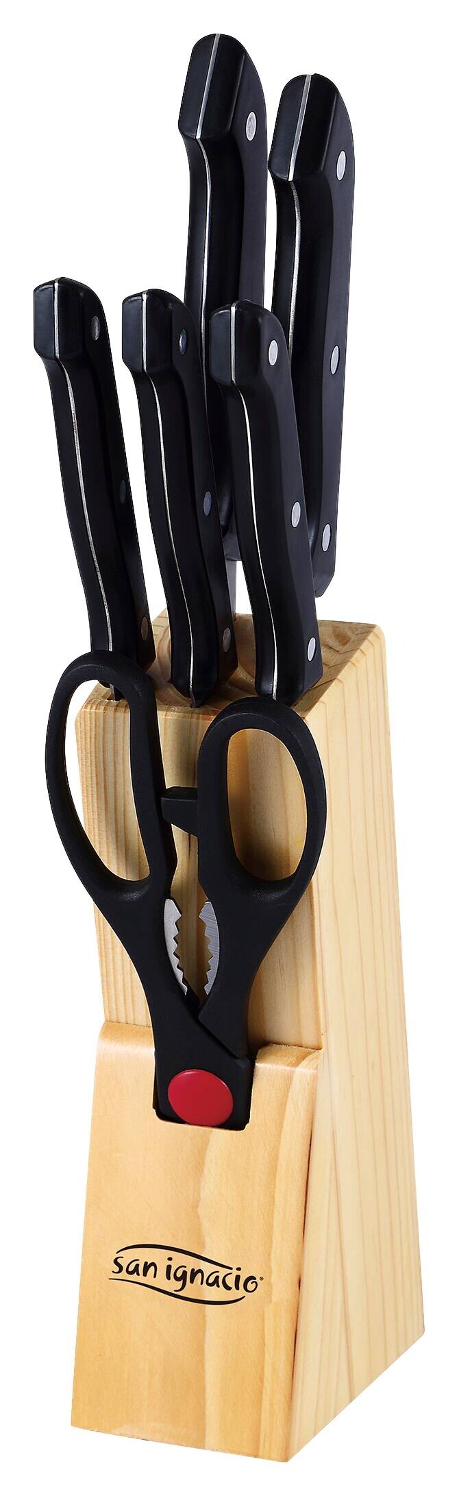 SAN IGNACIO Messerset DRESDE silber Edelstahl