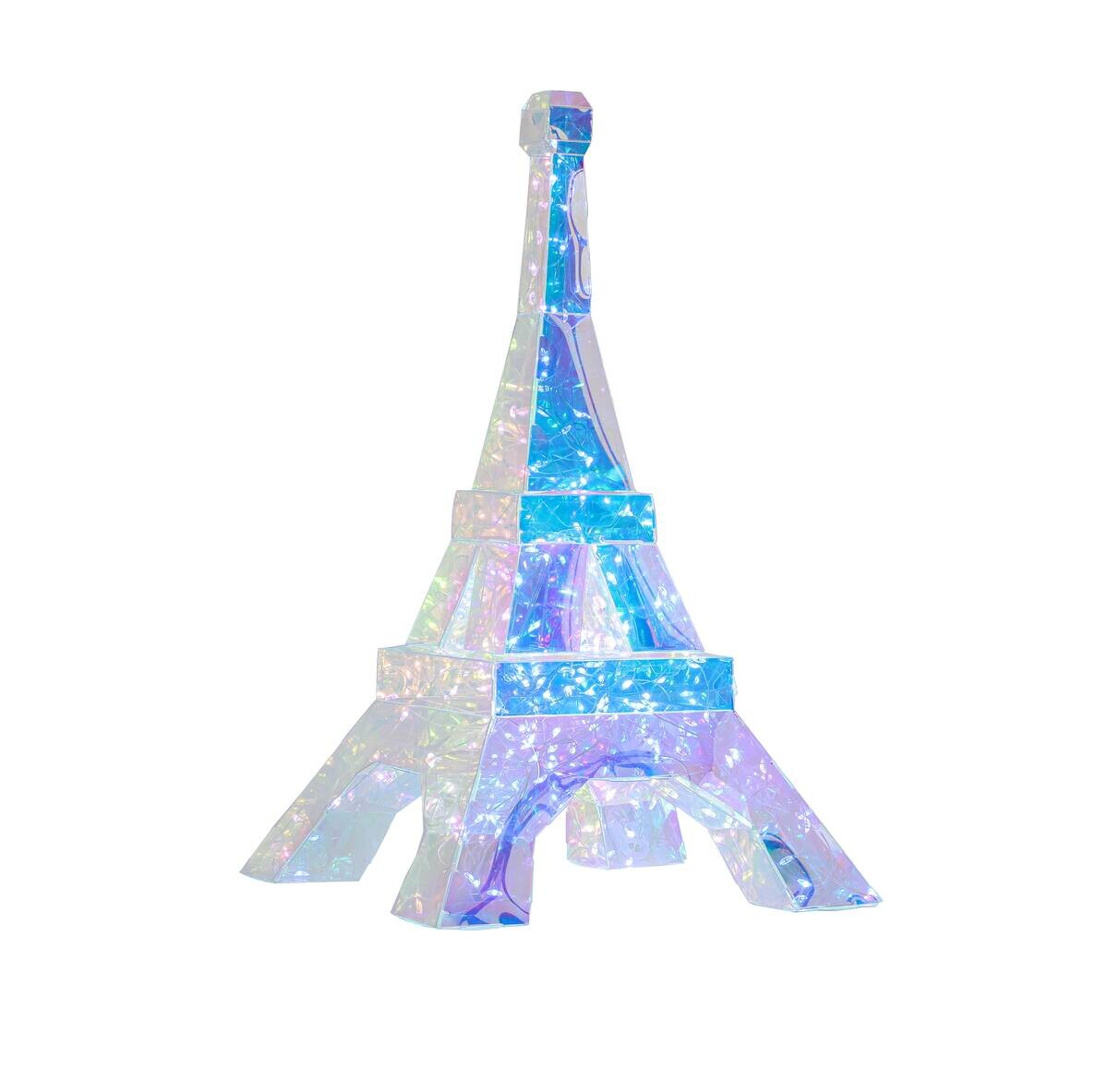 Nolo LED-Dekoleuchte Eiffelturm transparent B/H/L: ca. 20,5x20,5x32 cm