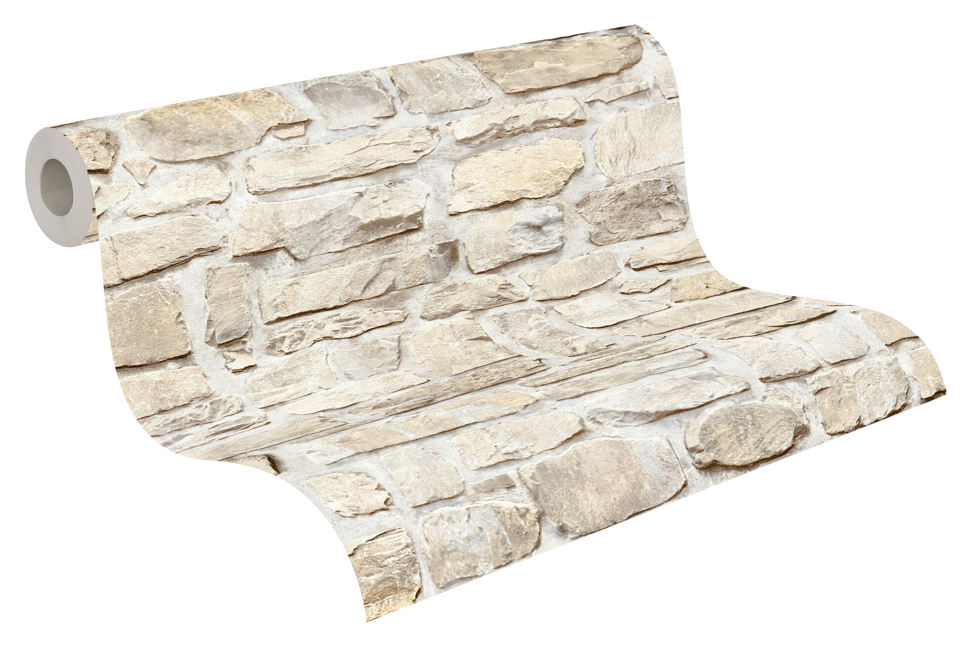 A.S.Creation Vliestapete gelb B/H/D: ca. 53x1005x7,8 cm