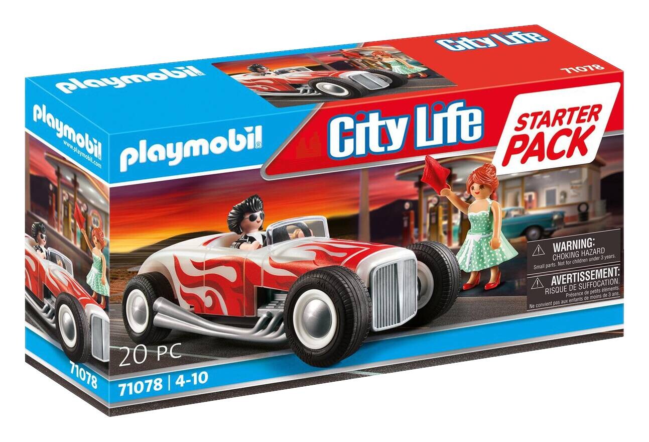 Playmobil City Life Starter Pack Hot Rod 71078