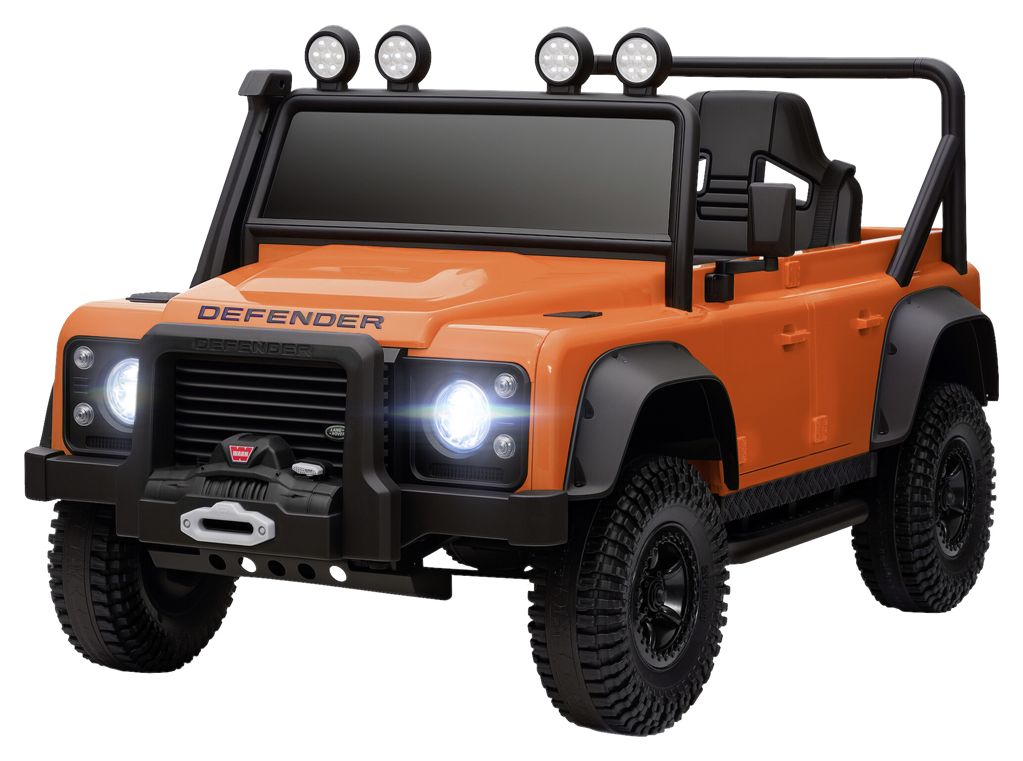 AIYAPLAY Kinder Elektroauto orange B/H/L: ca. 61x61x115 cm