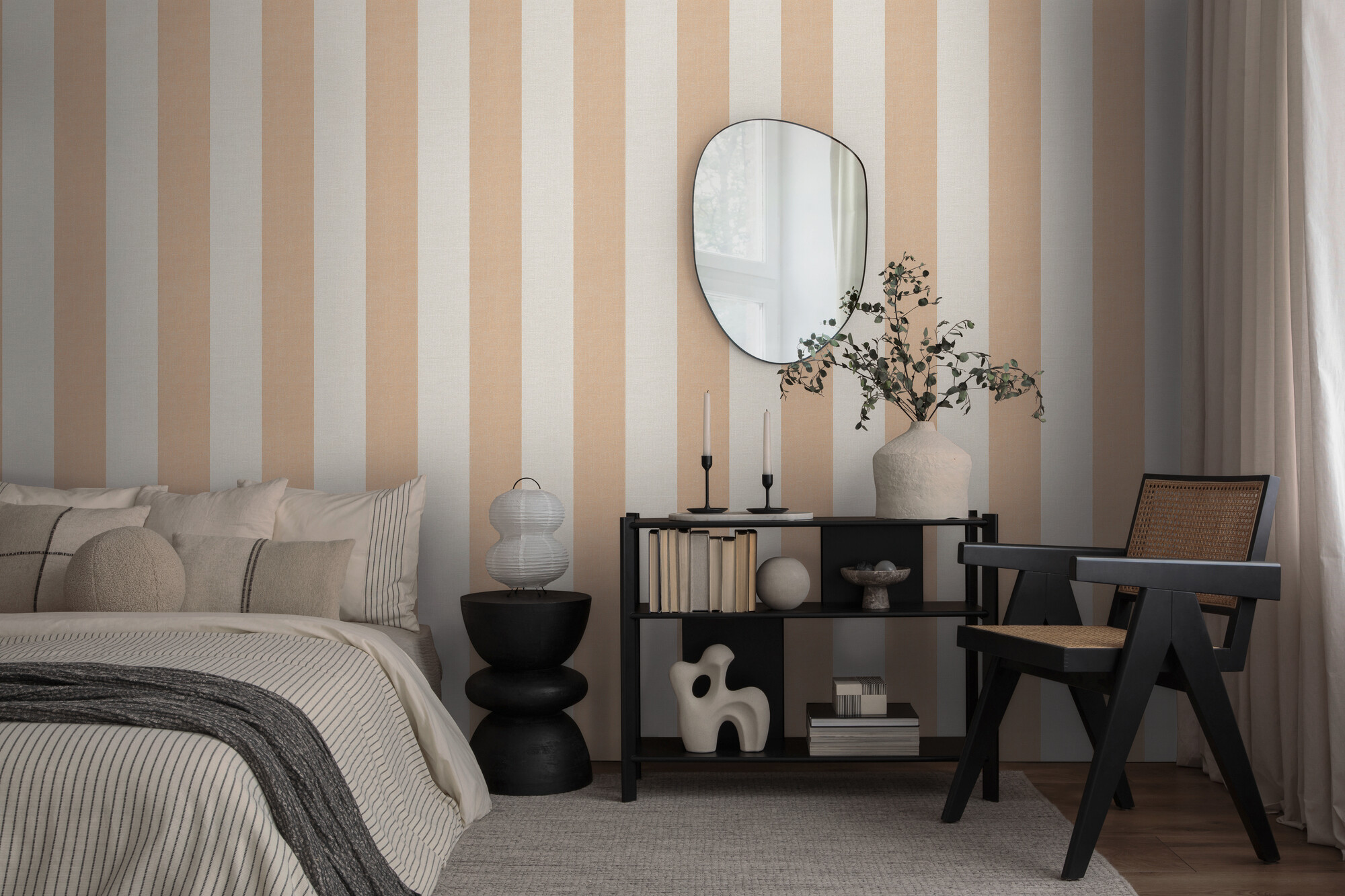 A.S.Creation Vliestapete creme weiß B/H/D: ca. 53x1005x9,8 cm