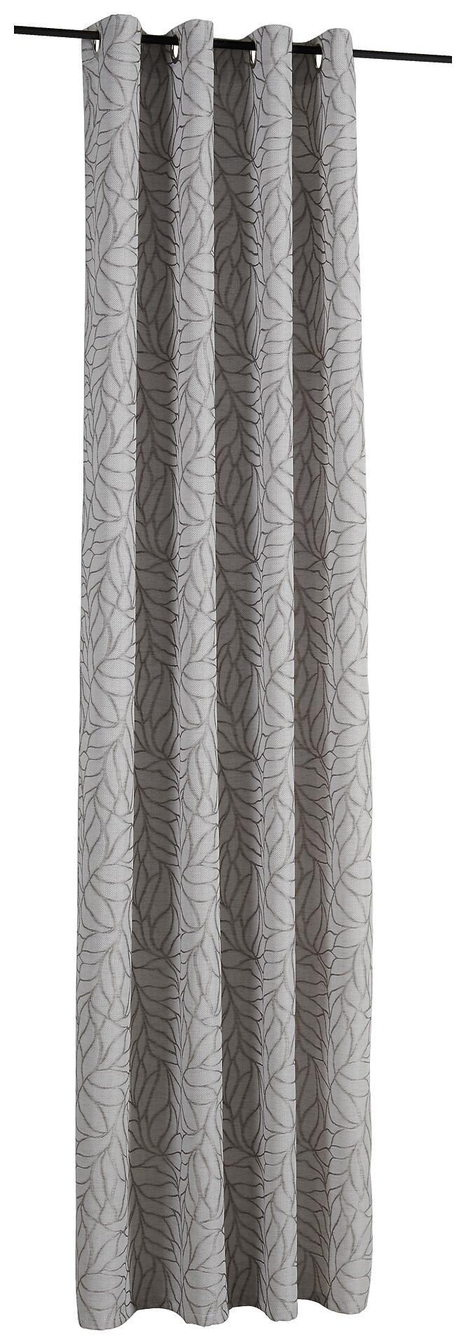 Ösenvorhang Siena taupe B/L: ca. 140x245 cm