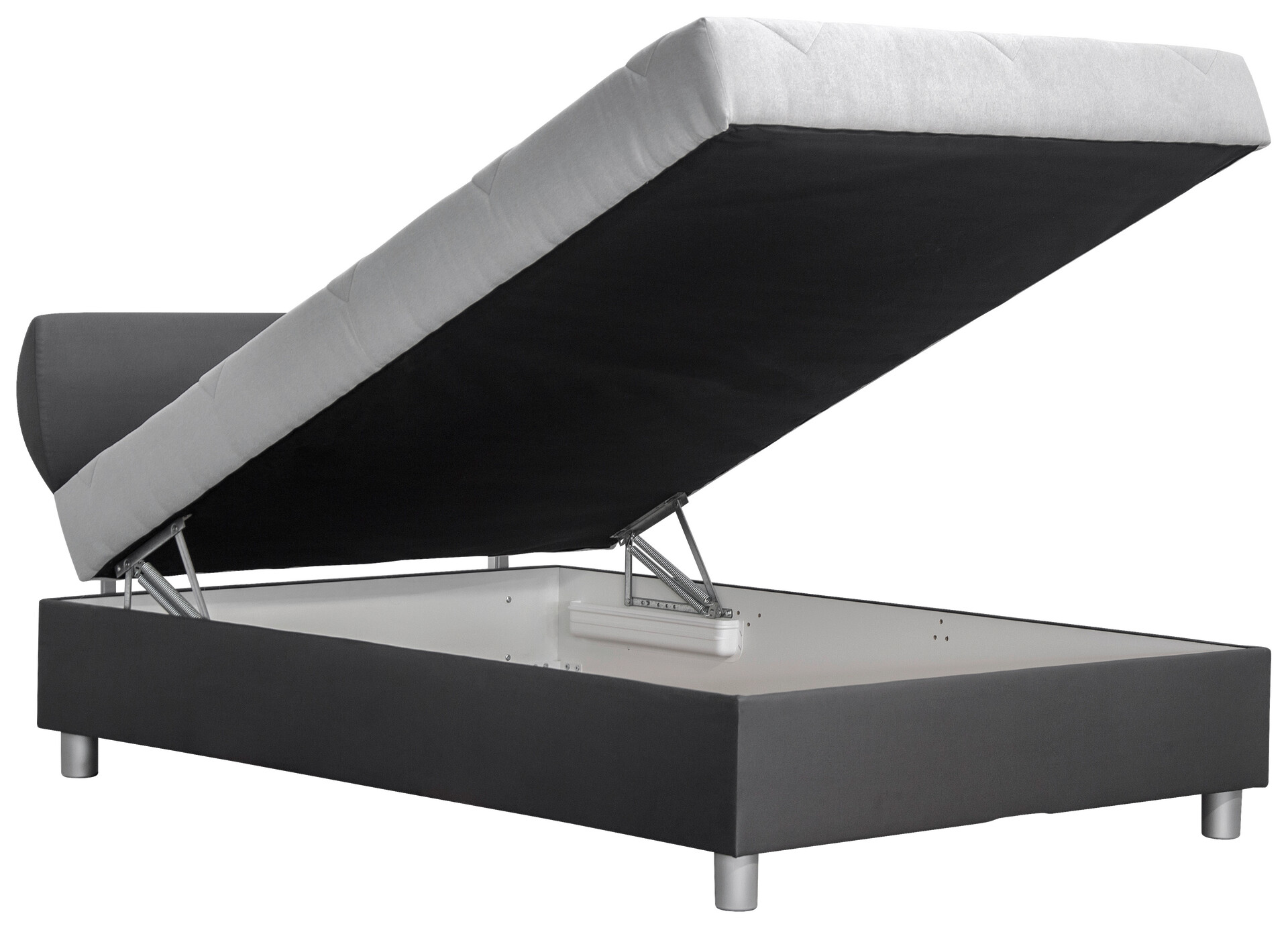 Polsterbett Aster hellgrau Liegefläche B/L: ca. 140x200 cm