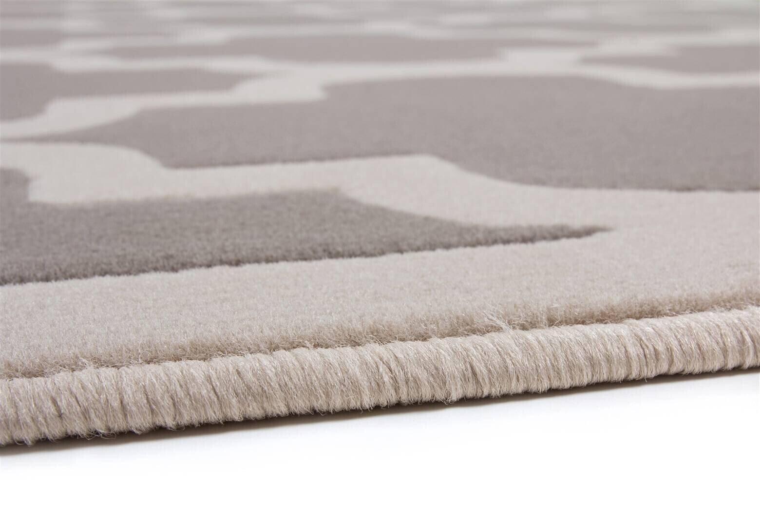 Kayoom Kurzflorteppich Manolya 2097 taupe B/L: ca. 80x150 cm