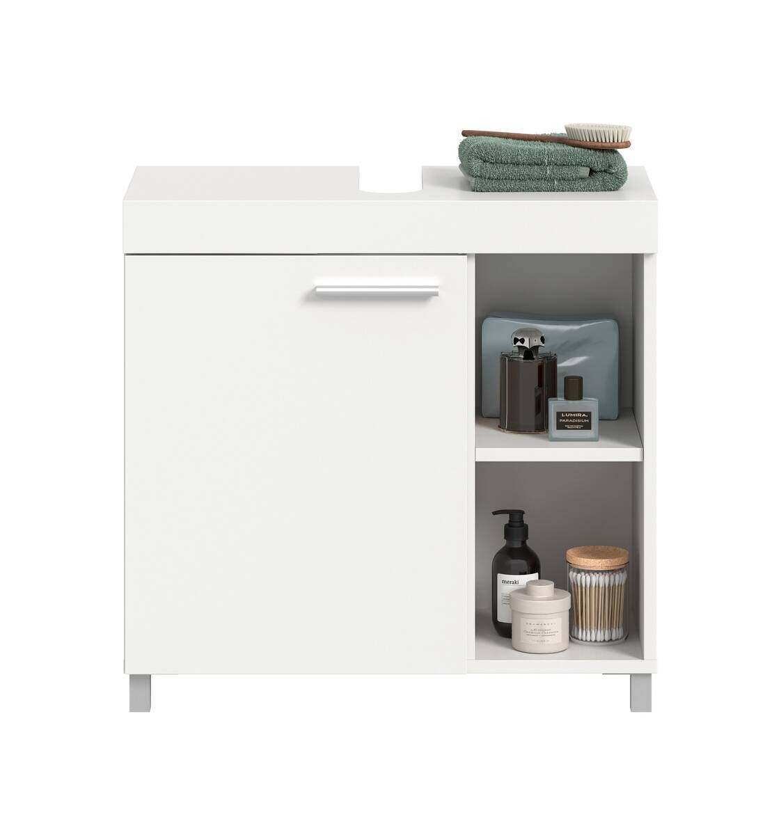 Waschbeckenunterschrank Noah weiß B/H/T: ca. 65x63x31 cm Waschbeckenunterschrank Noah weiß B/H/T: ca. 65x63x31 cm