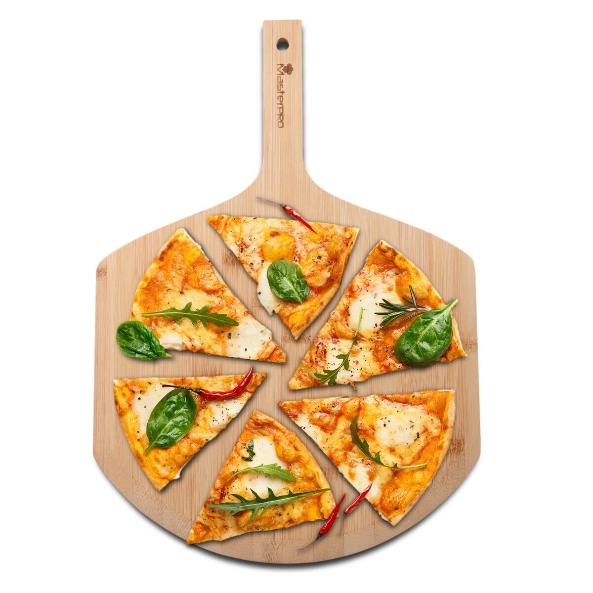 MASTERPRO Schneidbrett natur Natura Bambus B/L: ca. 40x28 cm