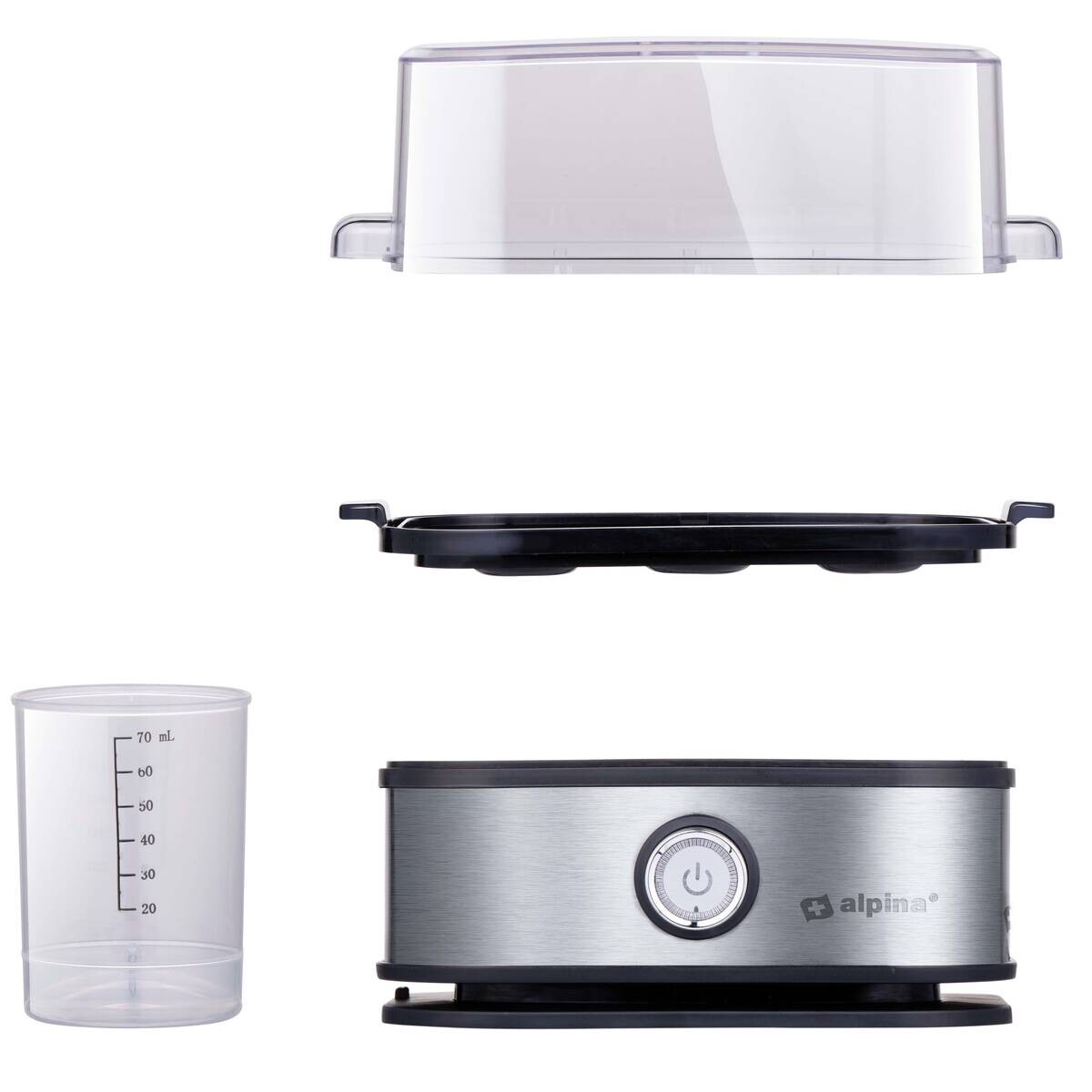 alpina Eierkocher silber