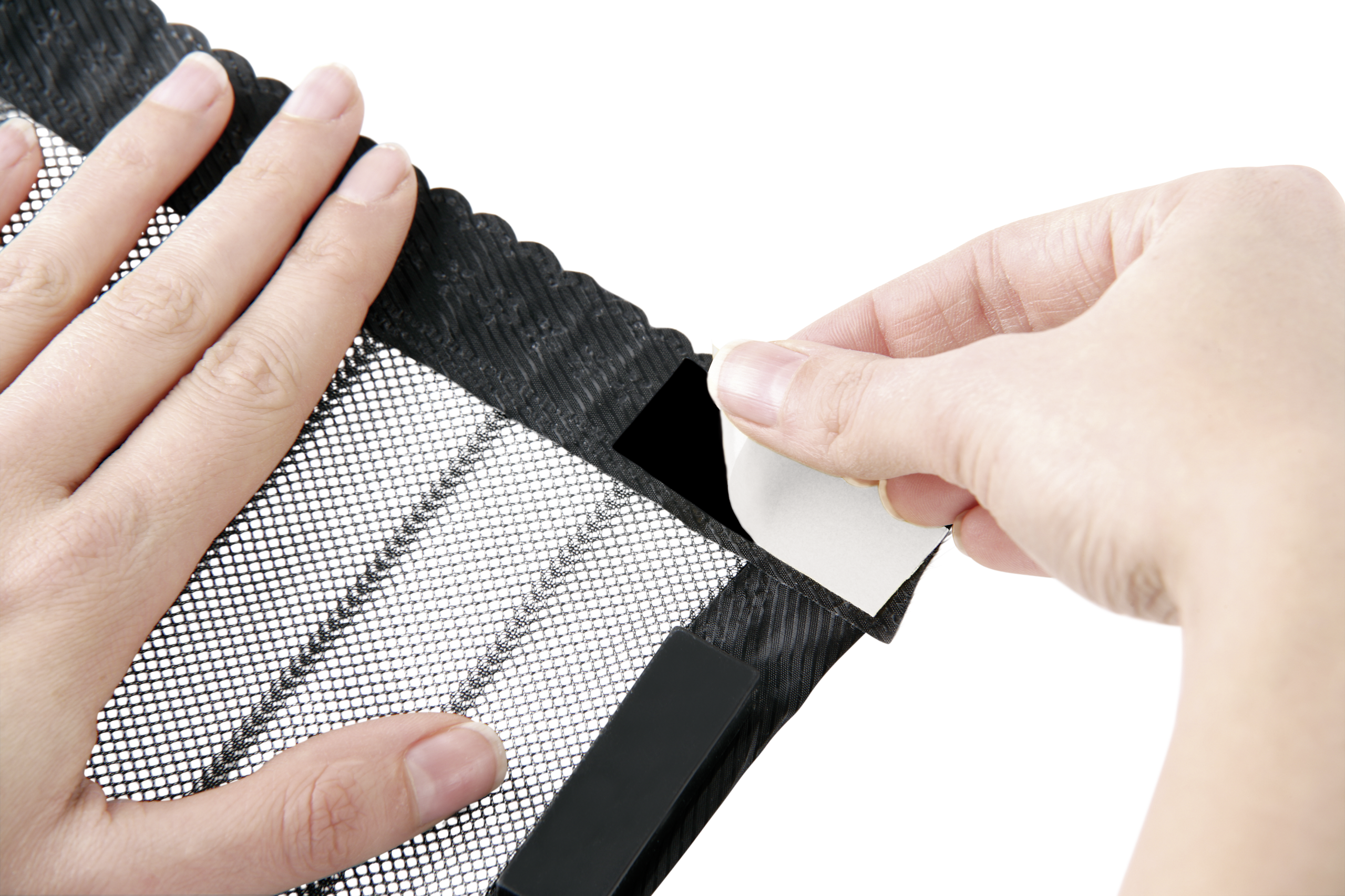 EASYmaxx Fliegengitter schwarz B/L: ca. 90x210 cm