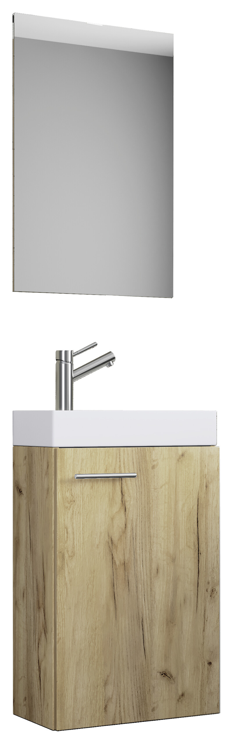 Waschplatz 3tlg-Slito Eiche Honig Nachbildung weiß B/H/T: ca. 41x69,5x22 cm Waschplatz 3tlg-Slito Eiche Honig Nachbildung weiß B/H/T: ca. 41x69,5x22 cm