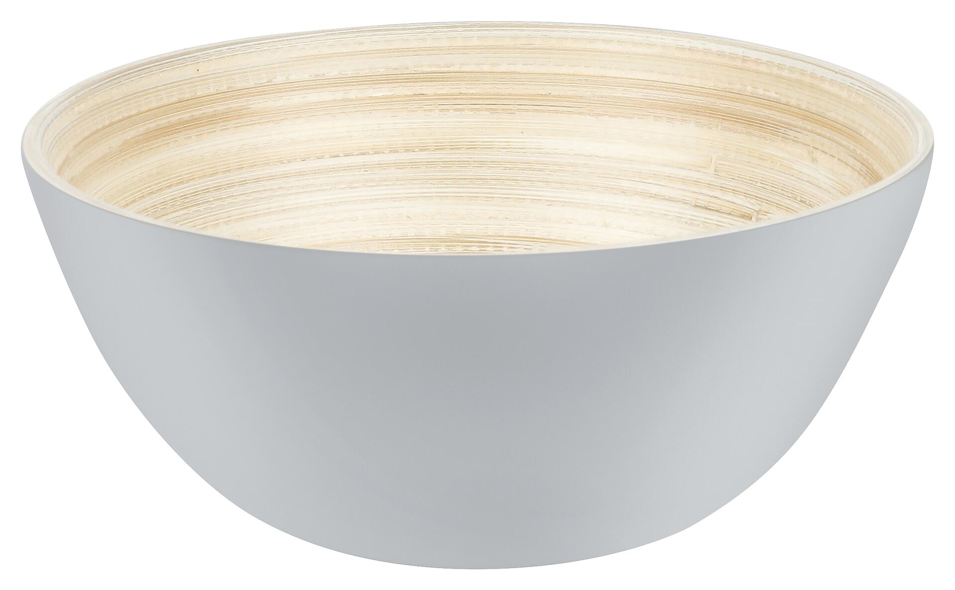Schüssel grau Bambus