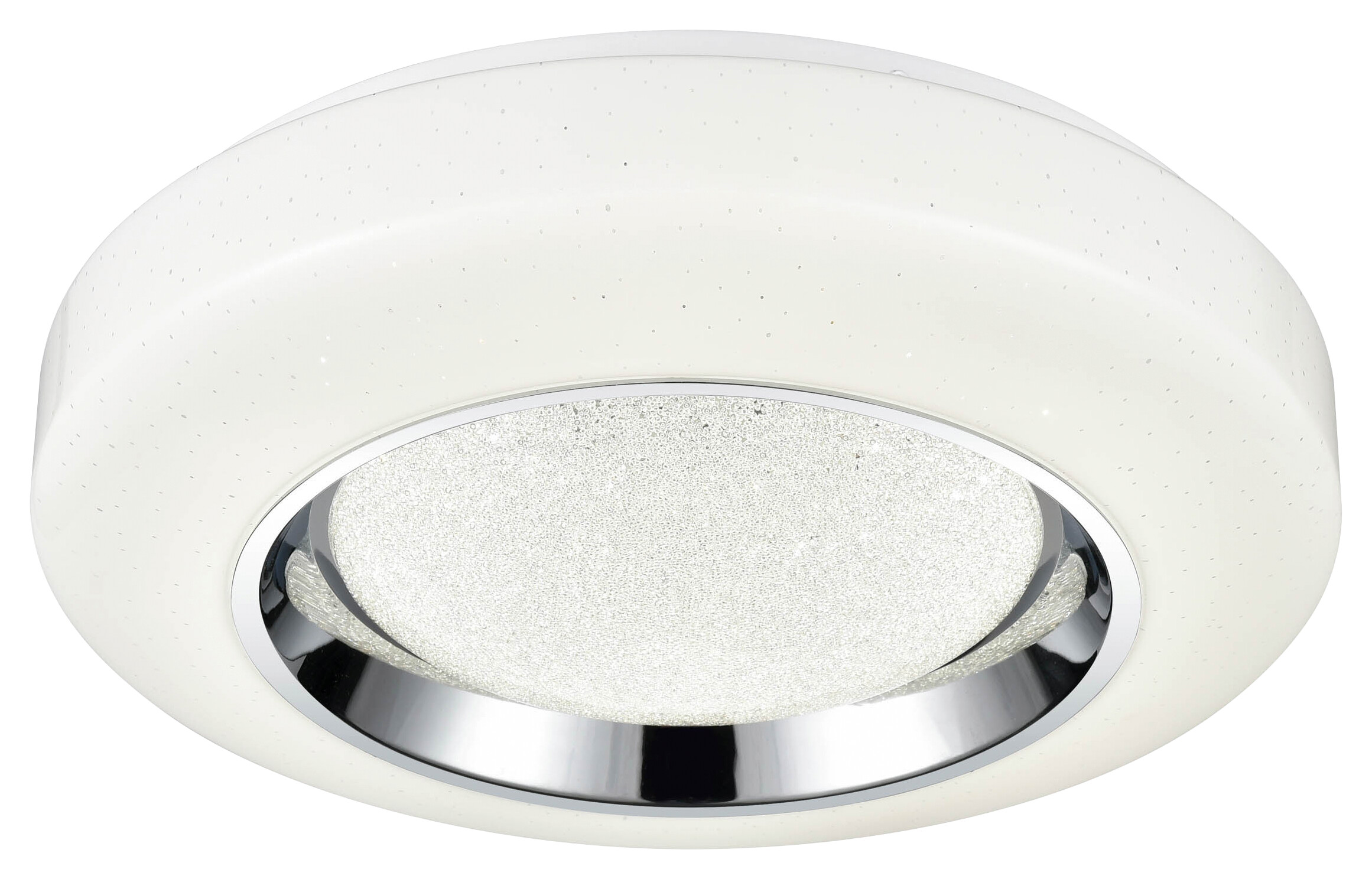 POCOline Deckenleuchte Arcenciel Chrom Metall Kunststoff H/D: ca. 7x38 cm 1 Brennstellen