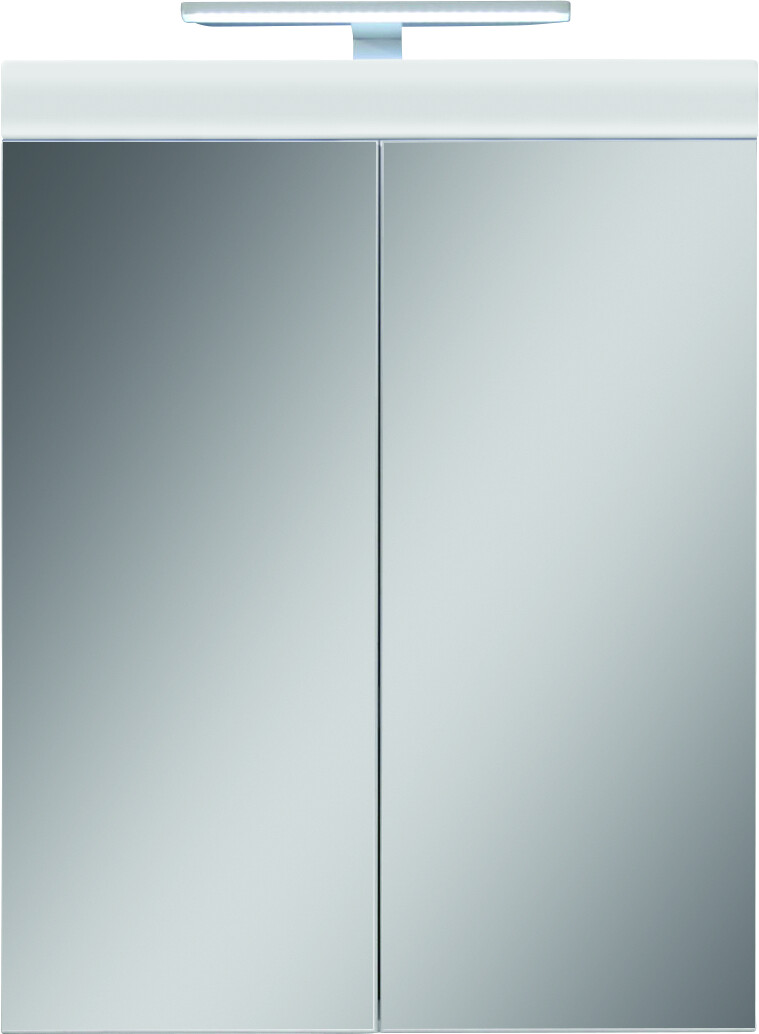 Spiegelschrank Amanda weiß weiß Hochglanz B/H/T: ca. 60x77x17 cm