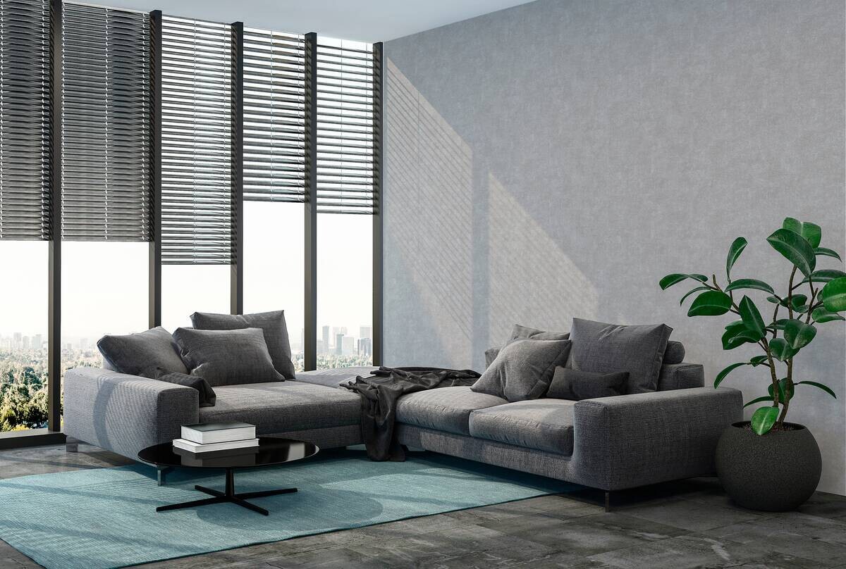 A.S.Creation Vliestapete Elements Uni grau B/L: ca. 53x1005 cm