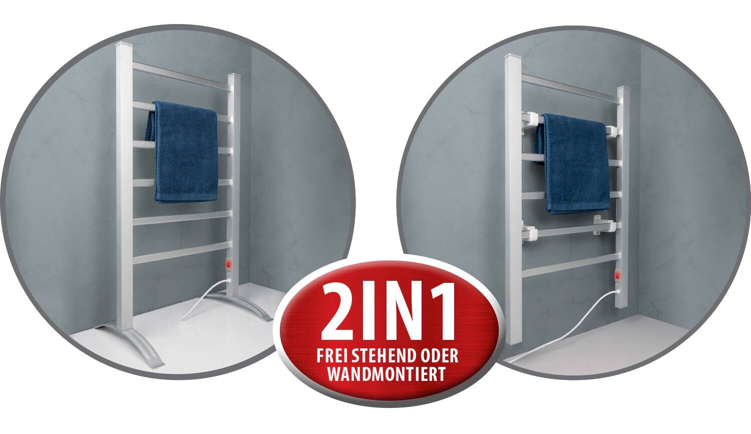 Handtuchwärmer silber