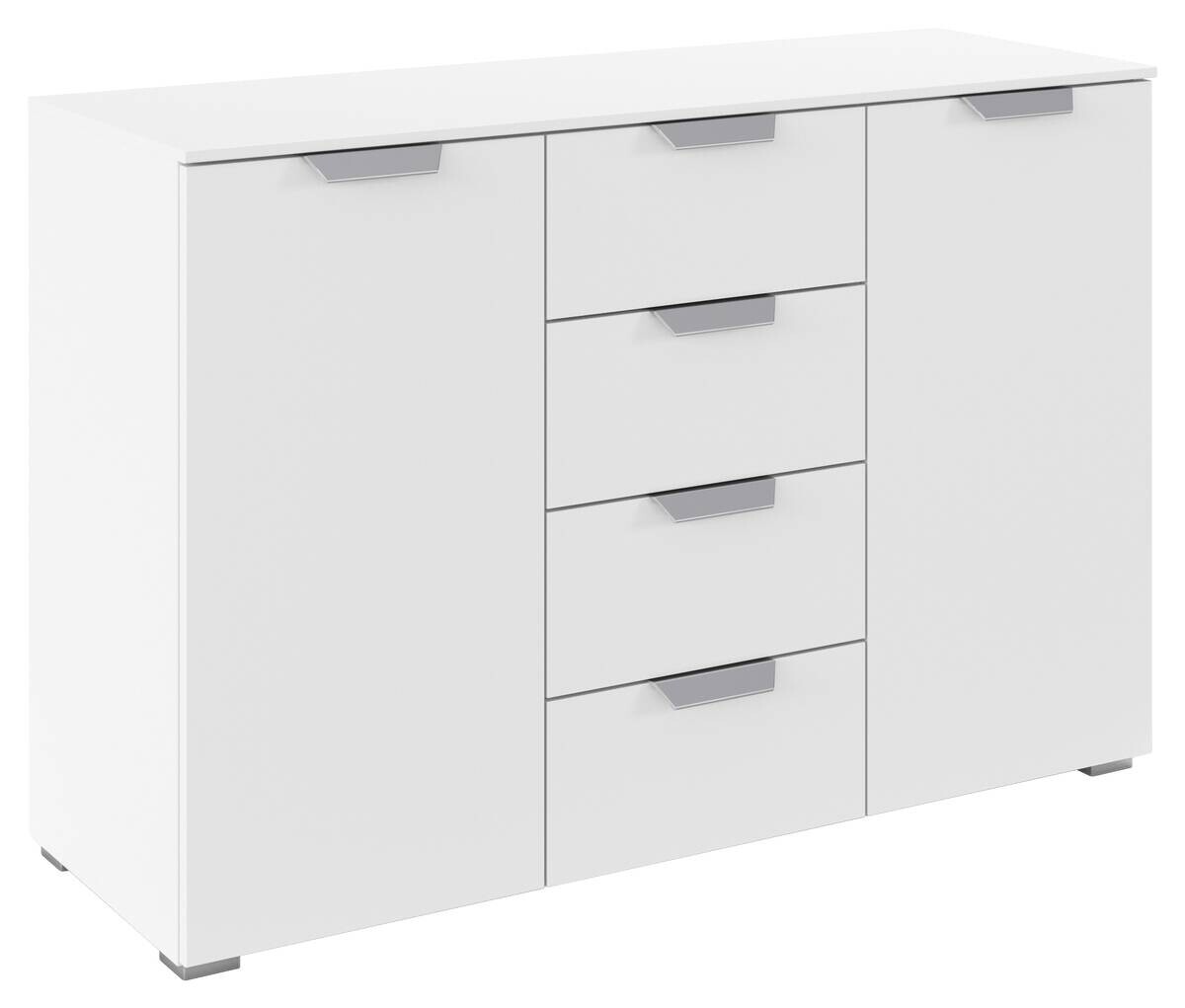 Kombikommode Aditio Alpinweiß B/H/T: ca. 120x81x43 cm