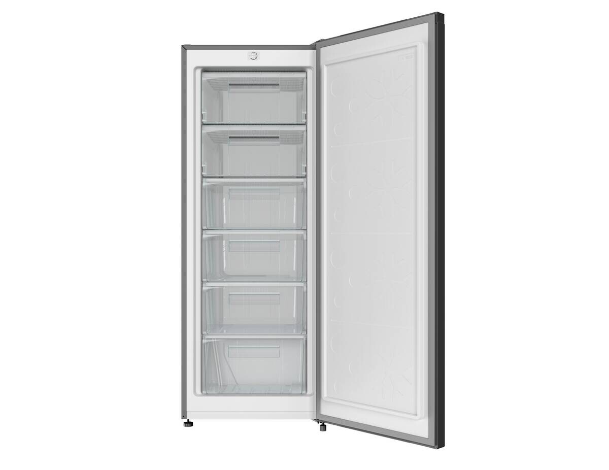 CHiQ Gefrierschrank CGS177DPO dark Inox B/H/T: ca. 54x144x55 cm