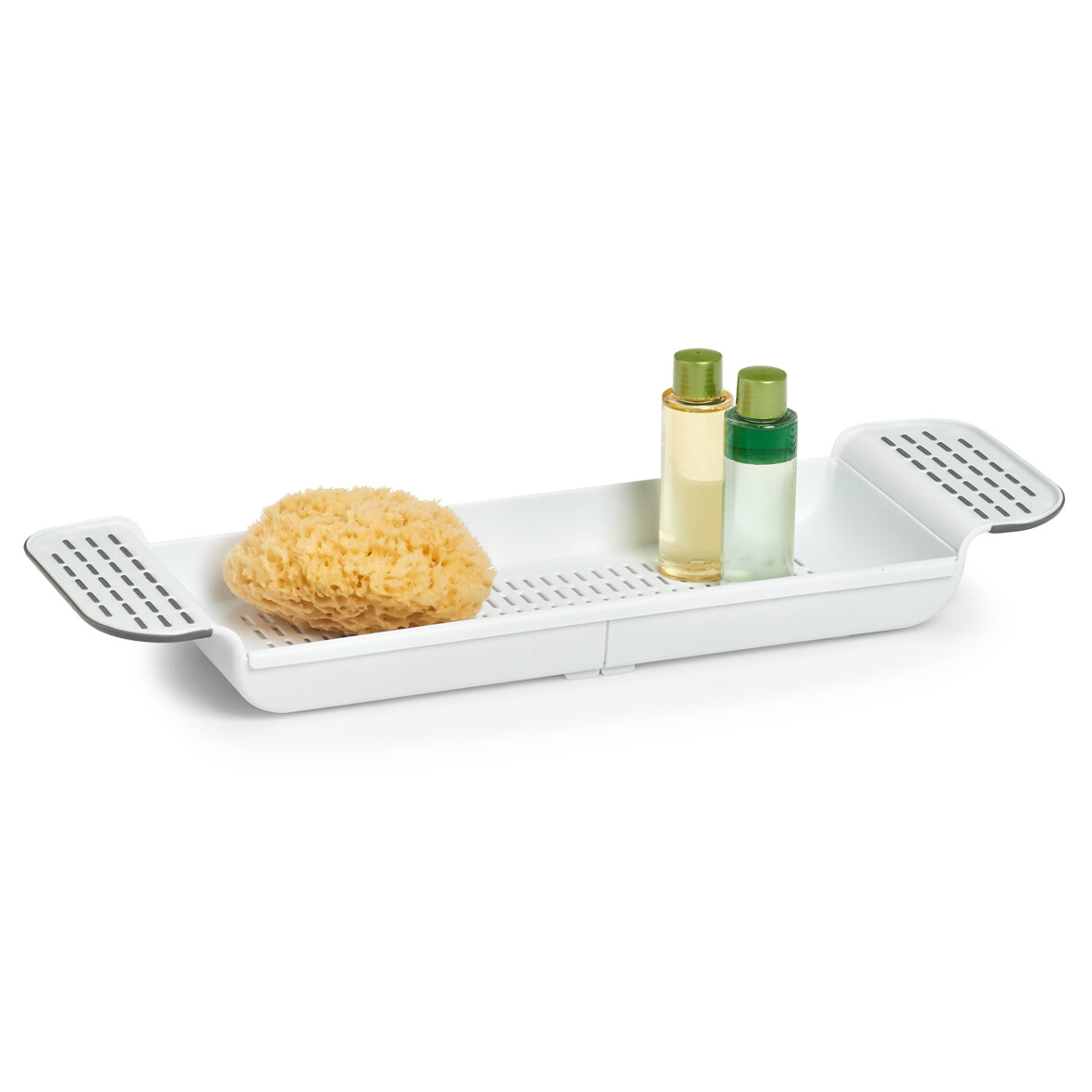 Zeller Badewannenablage weiß Kunststoff B/H/L: ca. 17,3x6,5x55 cm