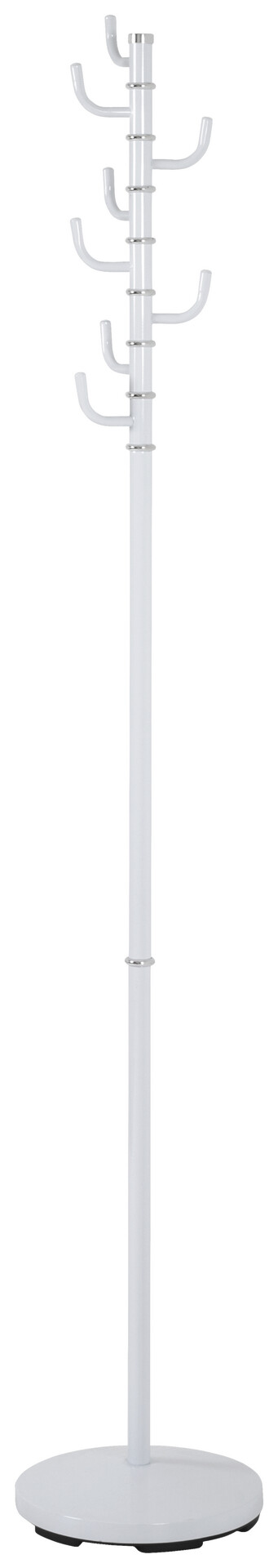 Garderobenständer  weiß lackiert H: ca. 172 cm