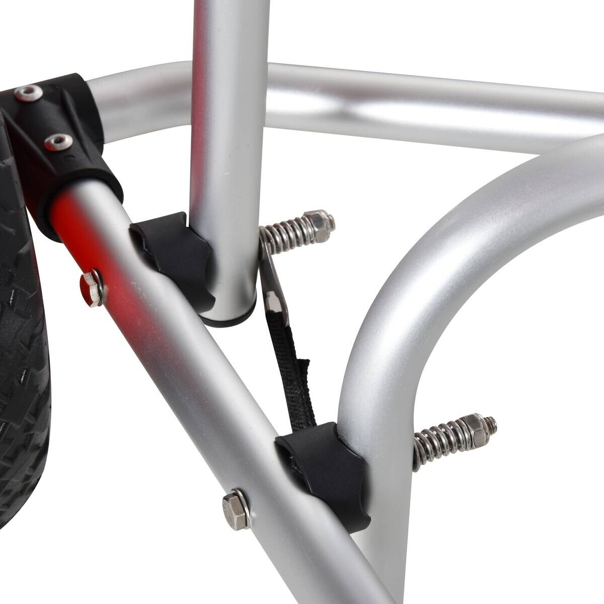 HOMCOM Kanuwagen silber Kunststoff B/H/L: ca. 44x5x68 cm