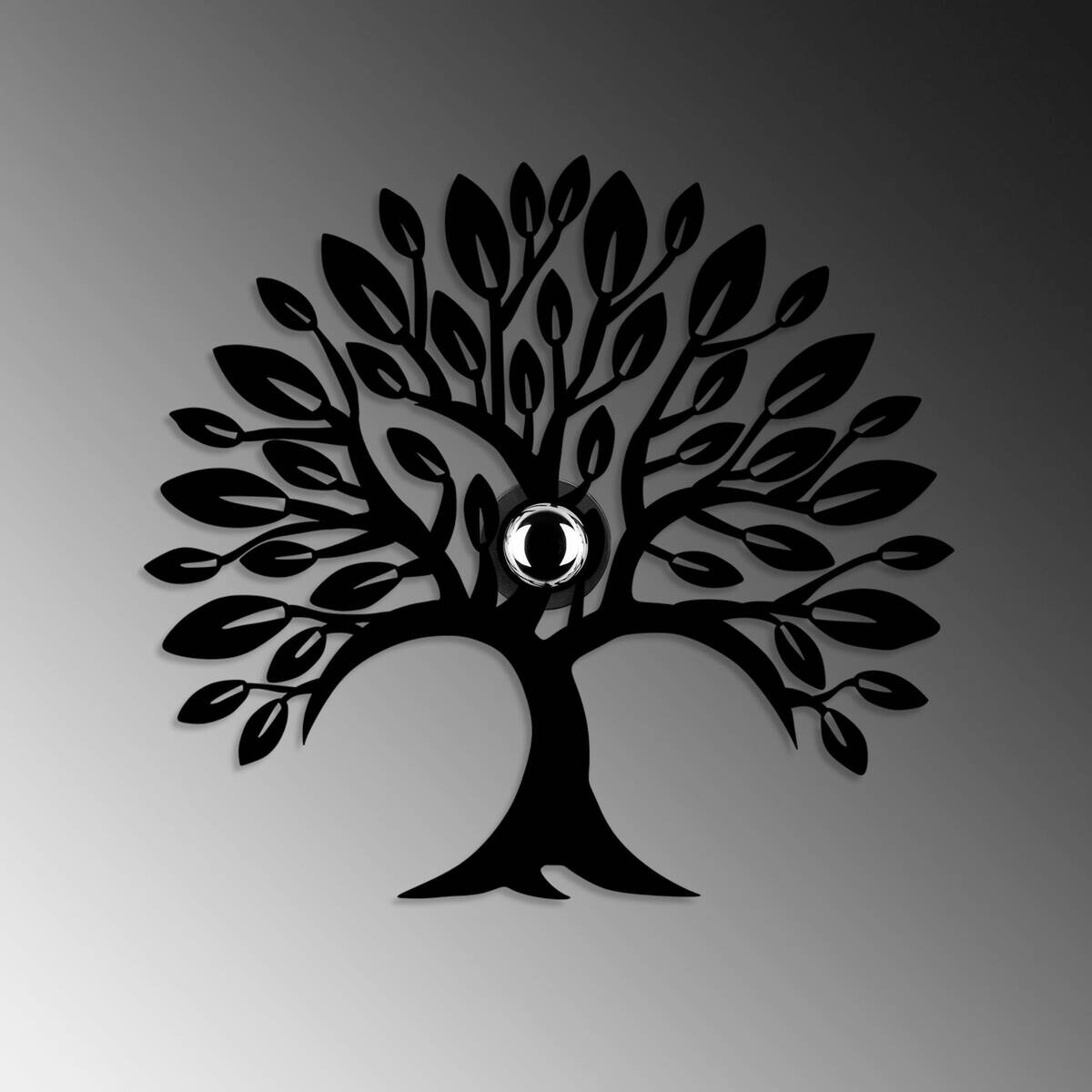 Wandleuchte schwarz Metall B/H/T/L: ca. 50x46x9x50 cm 1 Brennstellen